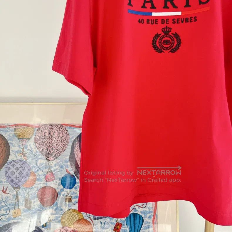 Balenciaga Balenciaga Red Short Sleeve Top Size US M / EU 48-50 / 2 - 4 Thumbnail