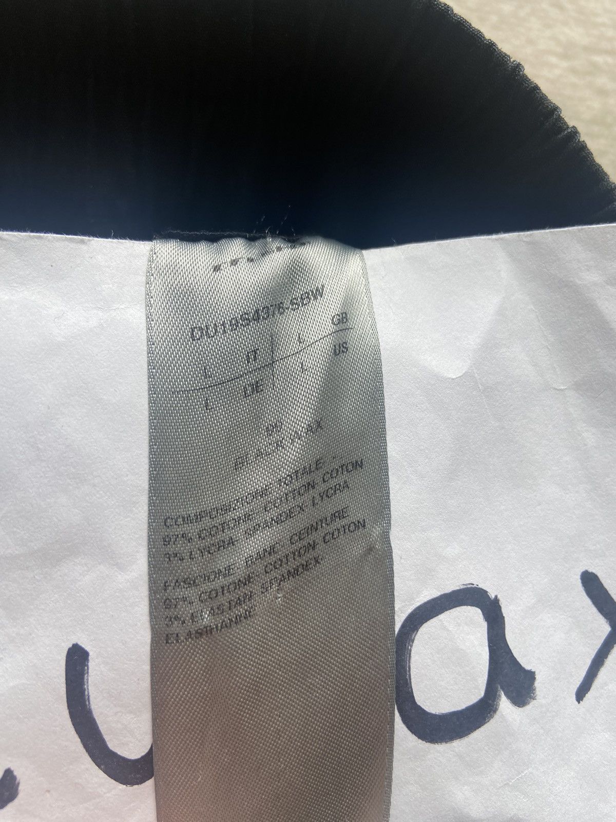 Rick Owens × Rick Owens Drkshdw * RARE * SBW HEAVY WAXED CREATCH CARGO PANTS SIZE L Size US 34 / EU 50 - 9 Thumbnail