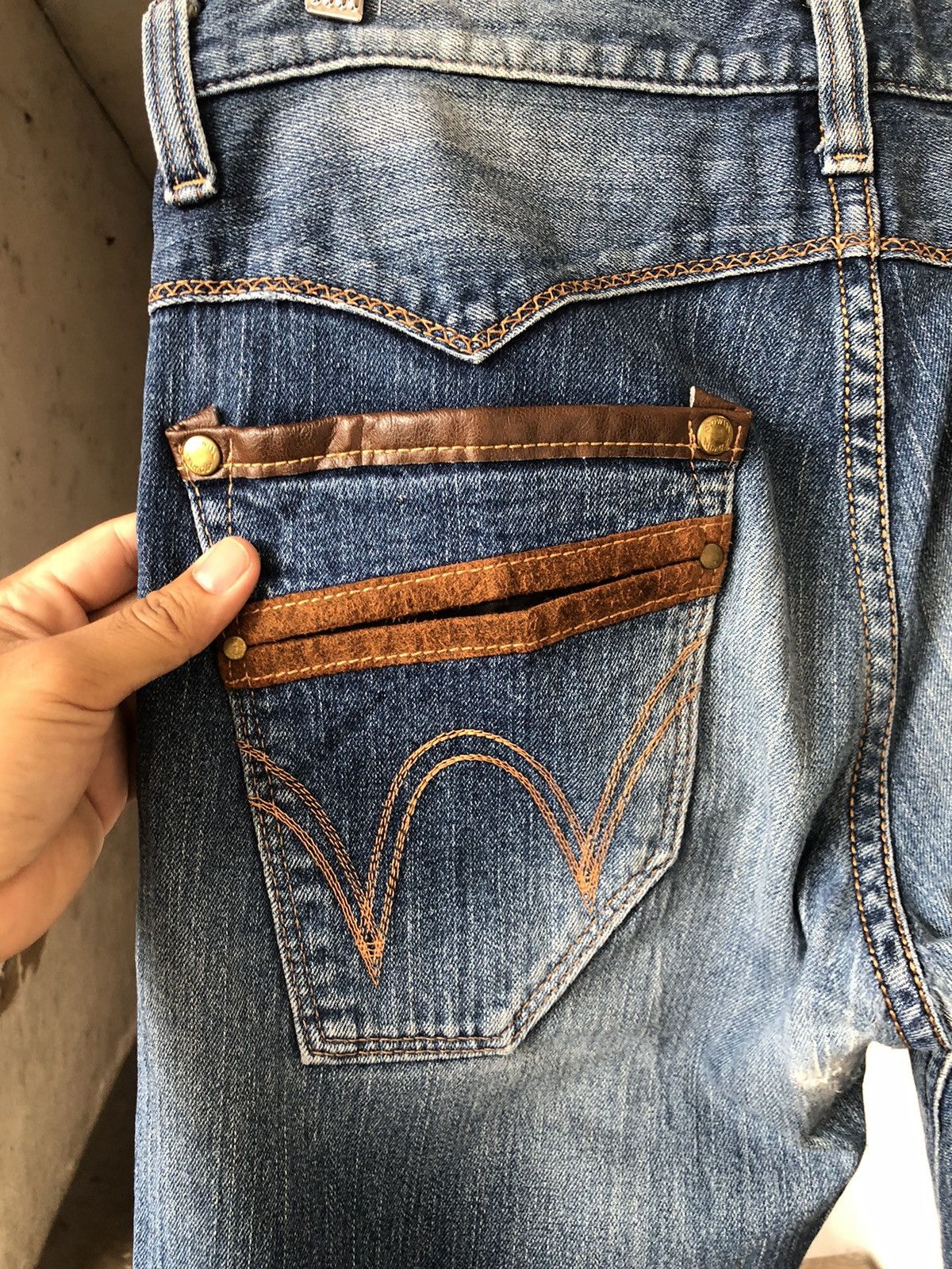Edwin Vintage Edwin Distressed Denim Size US 32 / EU 48 - 21 Thumbnail