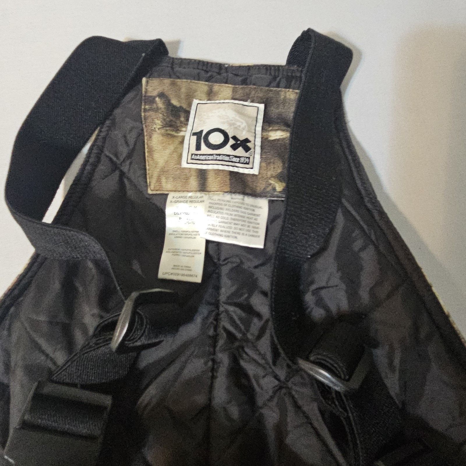 1017 ALYX 9SM 10X Hunting Bib Overalls + Jacket Men's XL Camo Break Up Size US 42 / EU 58 - 13 Thumbnail
