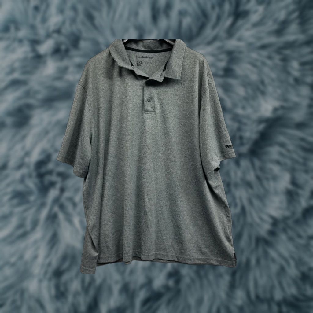 Reebok Reebok Golf Shirt Men 3XL Gray Collared Polo Shirt Polo Shirt Shirt Gray Embroidered Logo Sports All Seasons Golf Men 3XL World Size US XXL / EU 58 / 5 - 1 Thumbnail