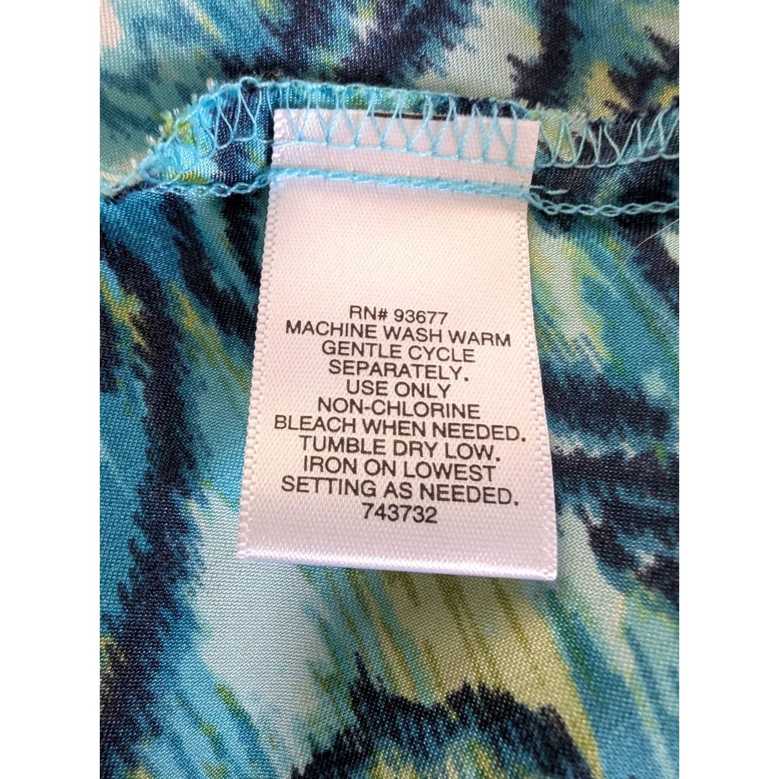 Liz Claiborne Liz Claiborne Teal Lace Trim Chemise Slip Dress Women's Size 2X Coquette Floral Size XXL / US 16-18 / IT 52-54 - 4 Thumbnail
