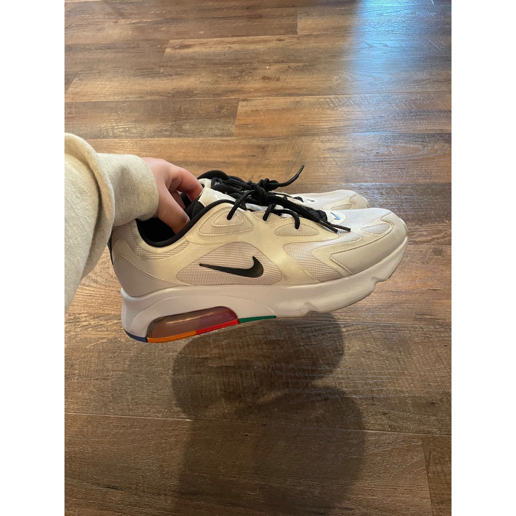 Nike Nike Air Max 200 ‘White/Multi’ Casual Athletic Sneakers Men’ Size US 12 / EU 45 - 1 Thumbnail