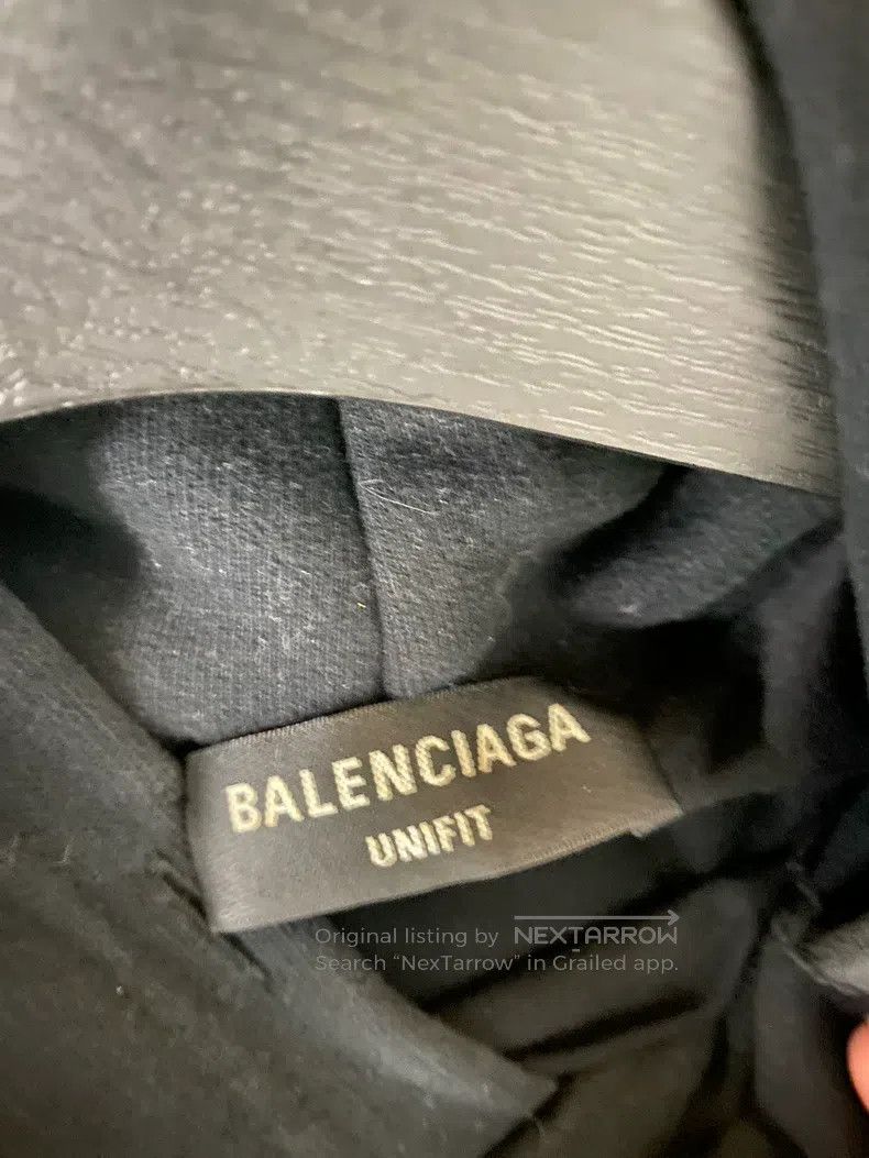 Balenciaga Balenciaga Black Hole Hooded Sweatshirt, M Size US M / EU 48-50 / 2 - 3 Thumbnail