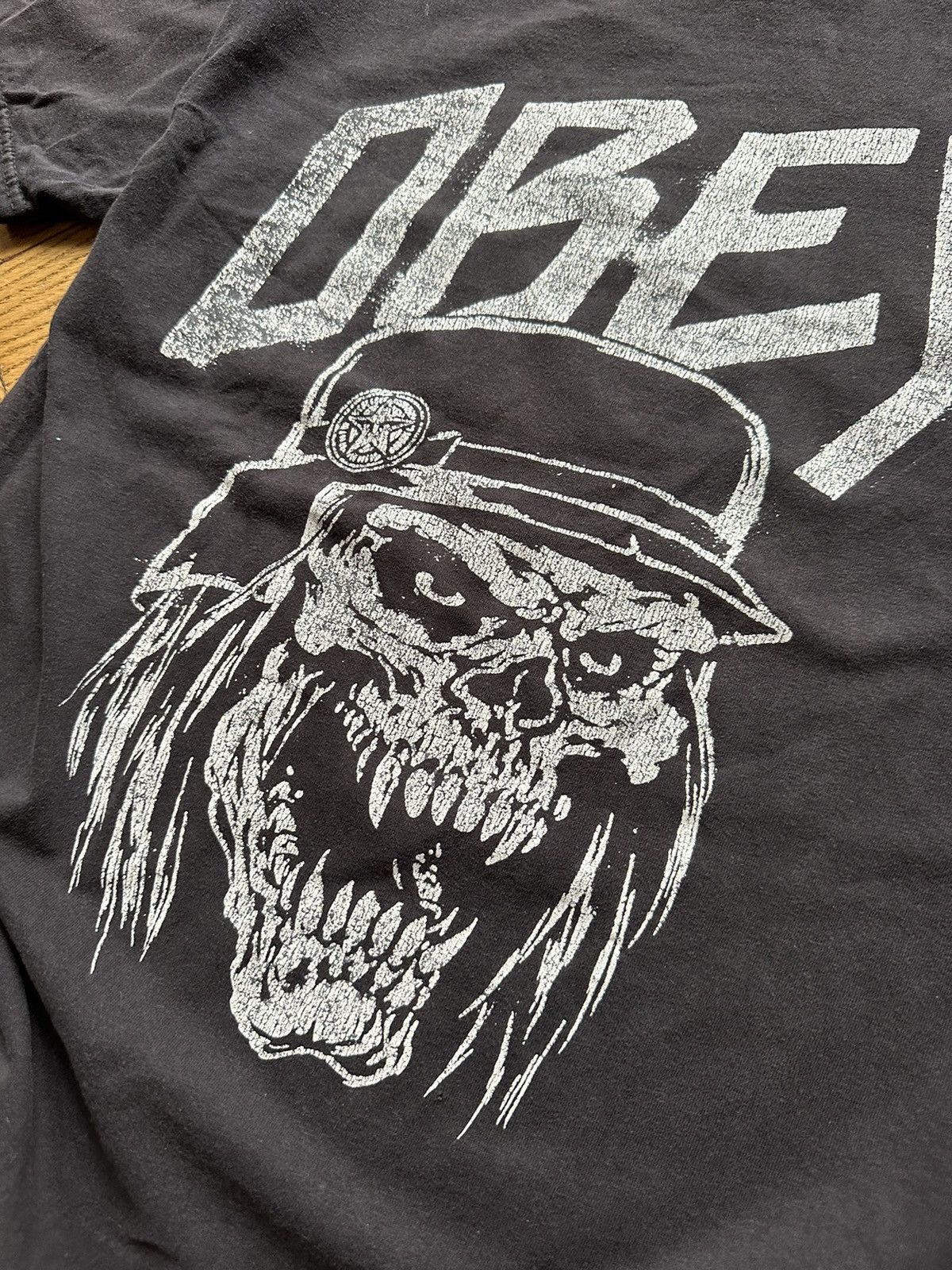 Band Tees × Obey × Vintage Obey Slayer Logo tee very rare Size US M / EU 48-50 / 2 - 3 Thumbnail