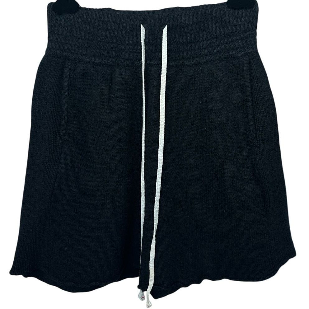 Les Tien Jet Black Cashmere Yacht Shorts size S Hand Knitted in Italy Size US 28 / EU 44 - 13 Thumbnail