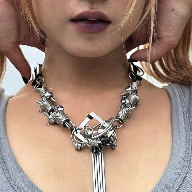 Other Hip-hop STEAL! Y2K Chains Necklace Chain Size ONE SIZE - 5 Thumbnail