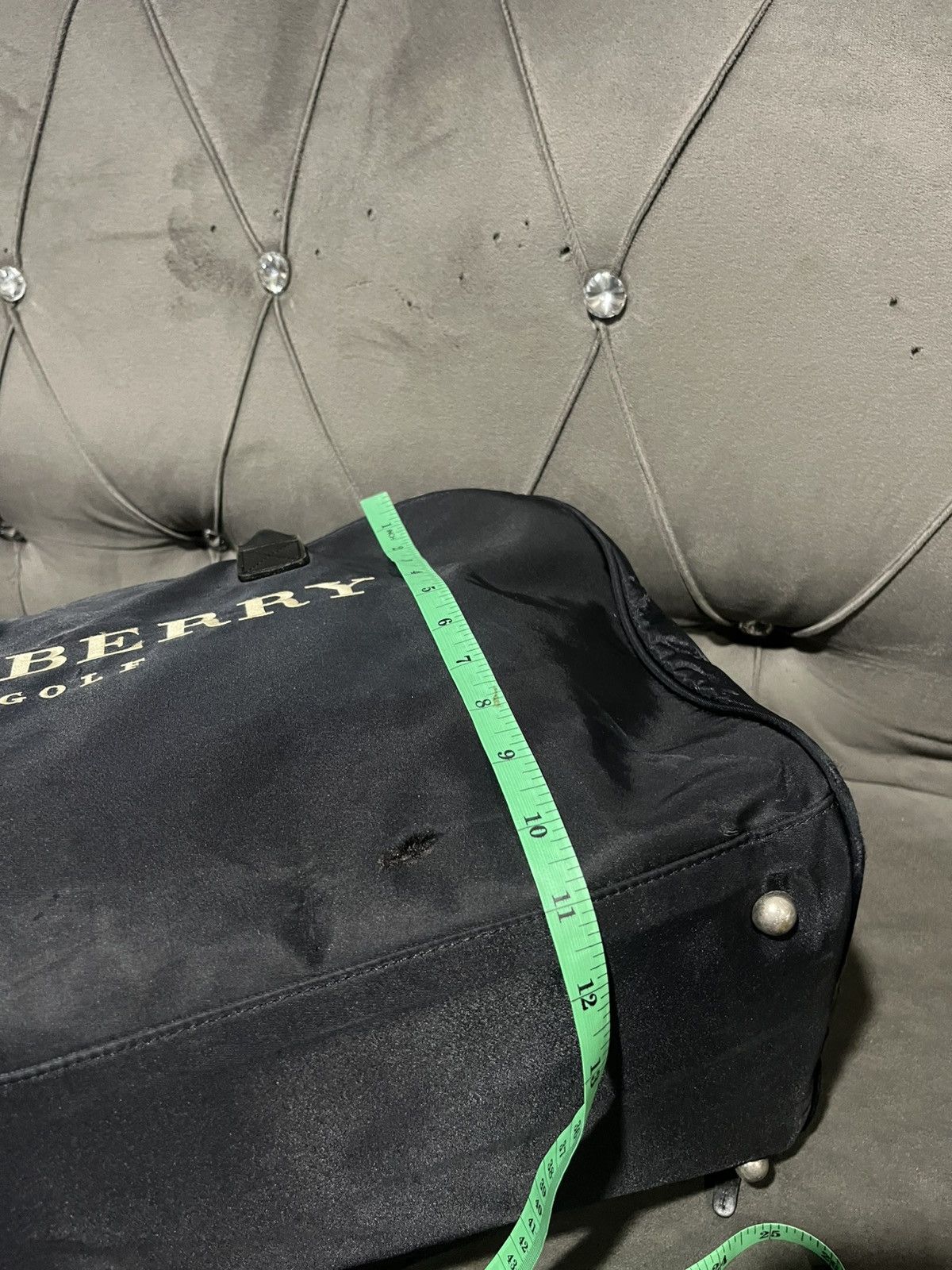 Burberry Authentic Burberry Golf Boston Bag Navy Logo Plate Size ONE SIZE - 22 Thumbnail