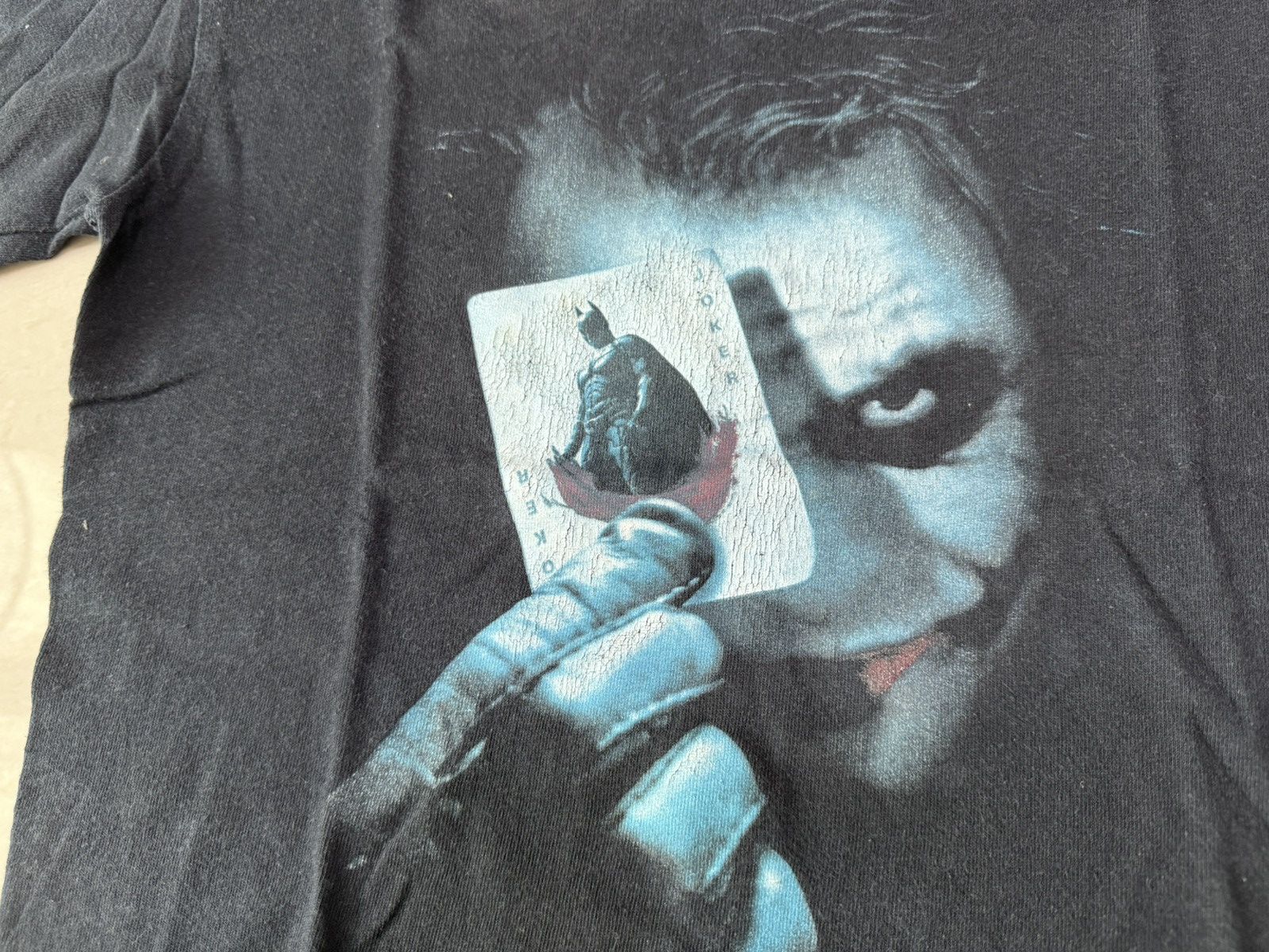 Vintage Vintage 2000s The Dark Knight Batman Heath Ledger T Shirt Size US S / EU 44-46 / 1 - 6 Thumbnail