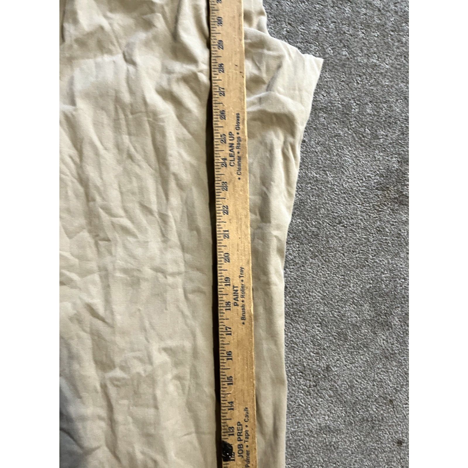 Vintage LL Bean Women Pants 14 Tall Beige Chino Stretch Cotton Spandex Classic Fit 277337 Womens Size 36" / US 14 / IT 50 - 6 Thumbnail