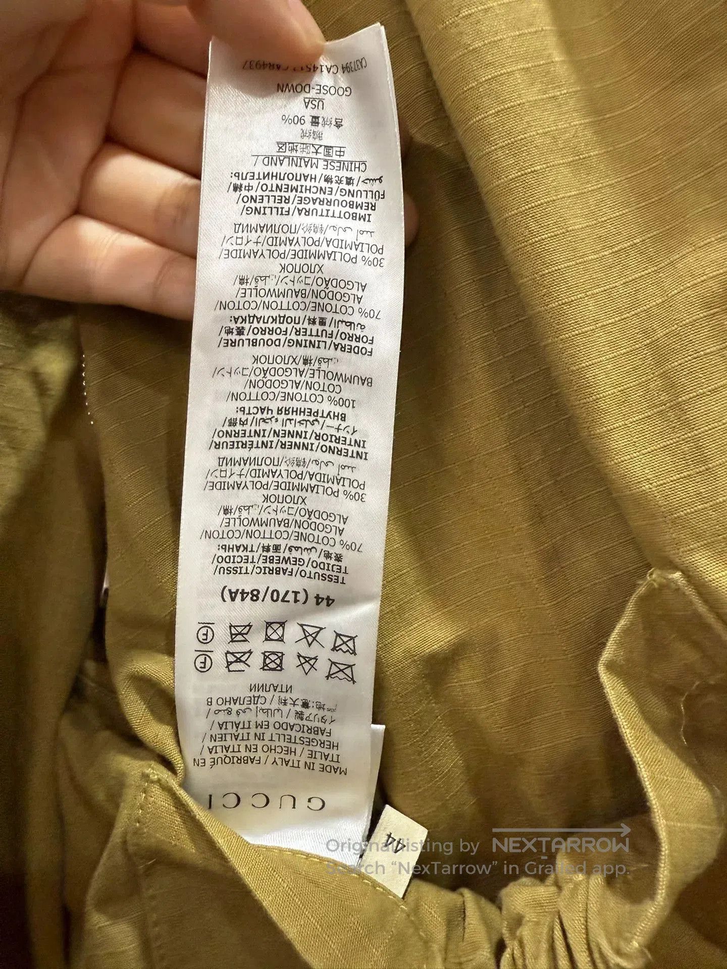 Gucci Gucci Size 44 Down Jacket. Size US S / EU 44-46 / 1 - 3 Thumbnail