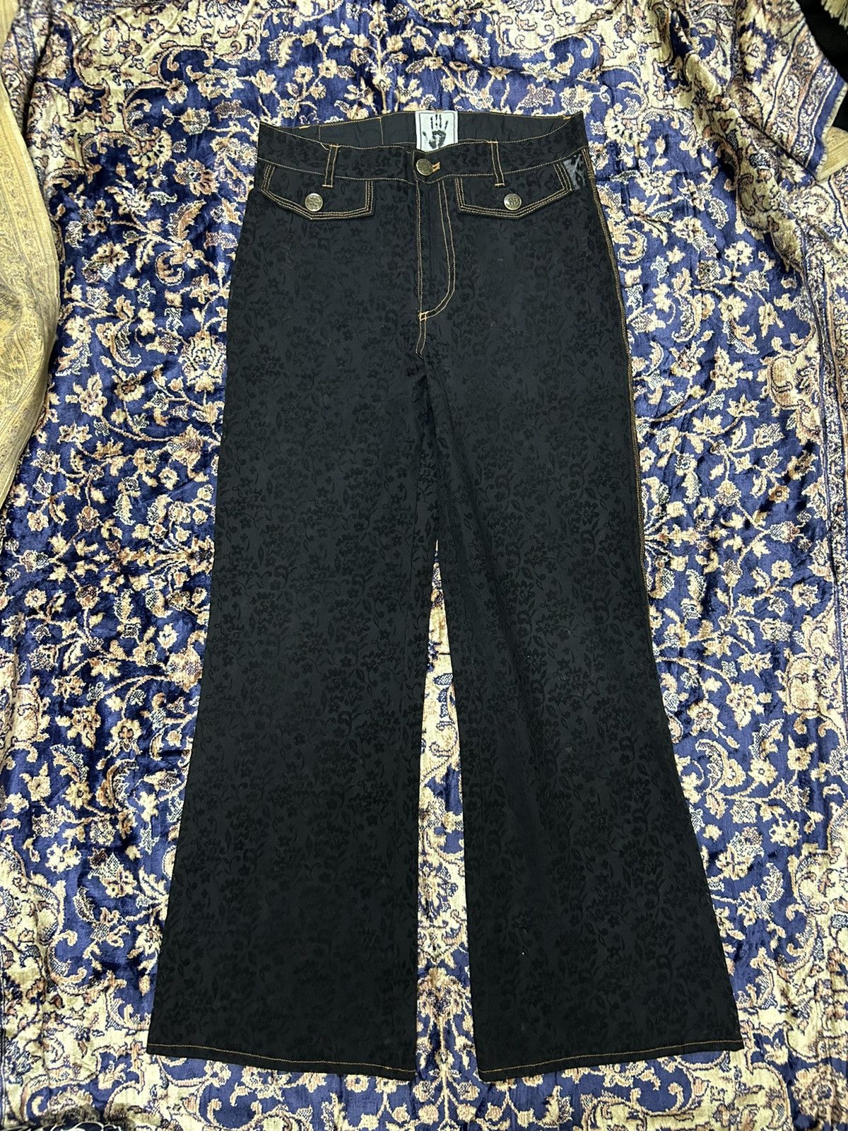 Jean Paul Gaultier Jean paul gaultier floral pants Size US 40 / EU 56 - 1 Thumbnail