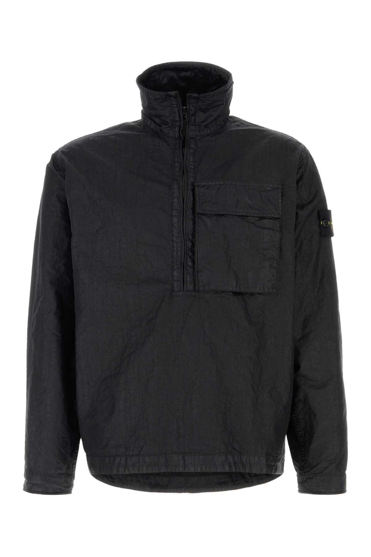 Stone Island Black Nylon Shirt Size US M / EU 48-50 / 2 - 1 Thumbnail
