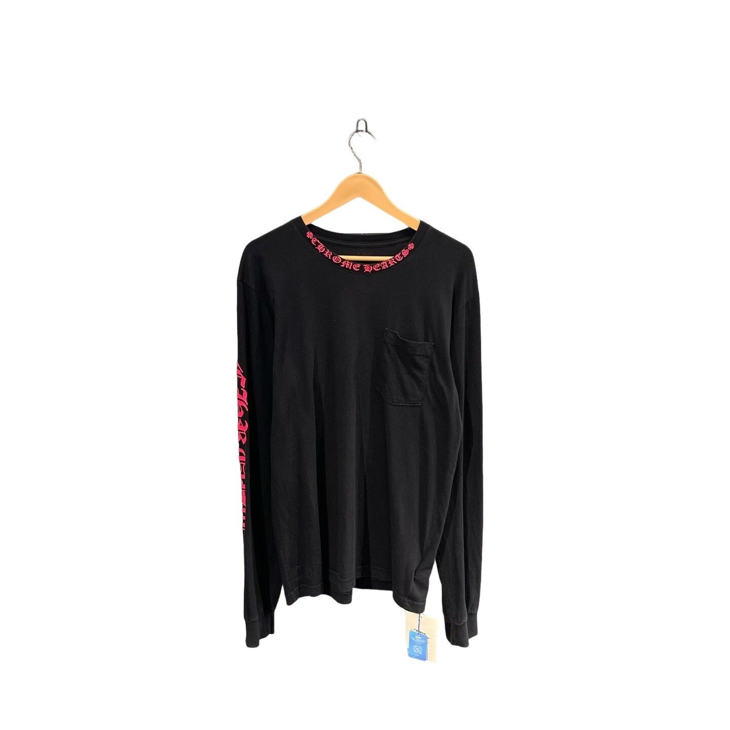 Chrome Hearts Chrome Hearts Pink Sanskrit Pocket Long Sleeve Size L Size US L / EU 52-54 / 3 - 1 Thumbnail