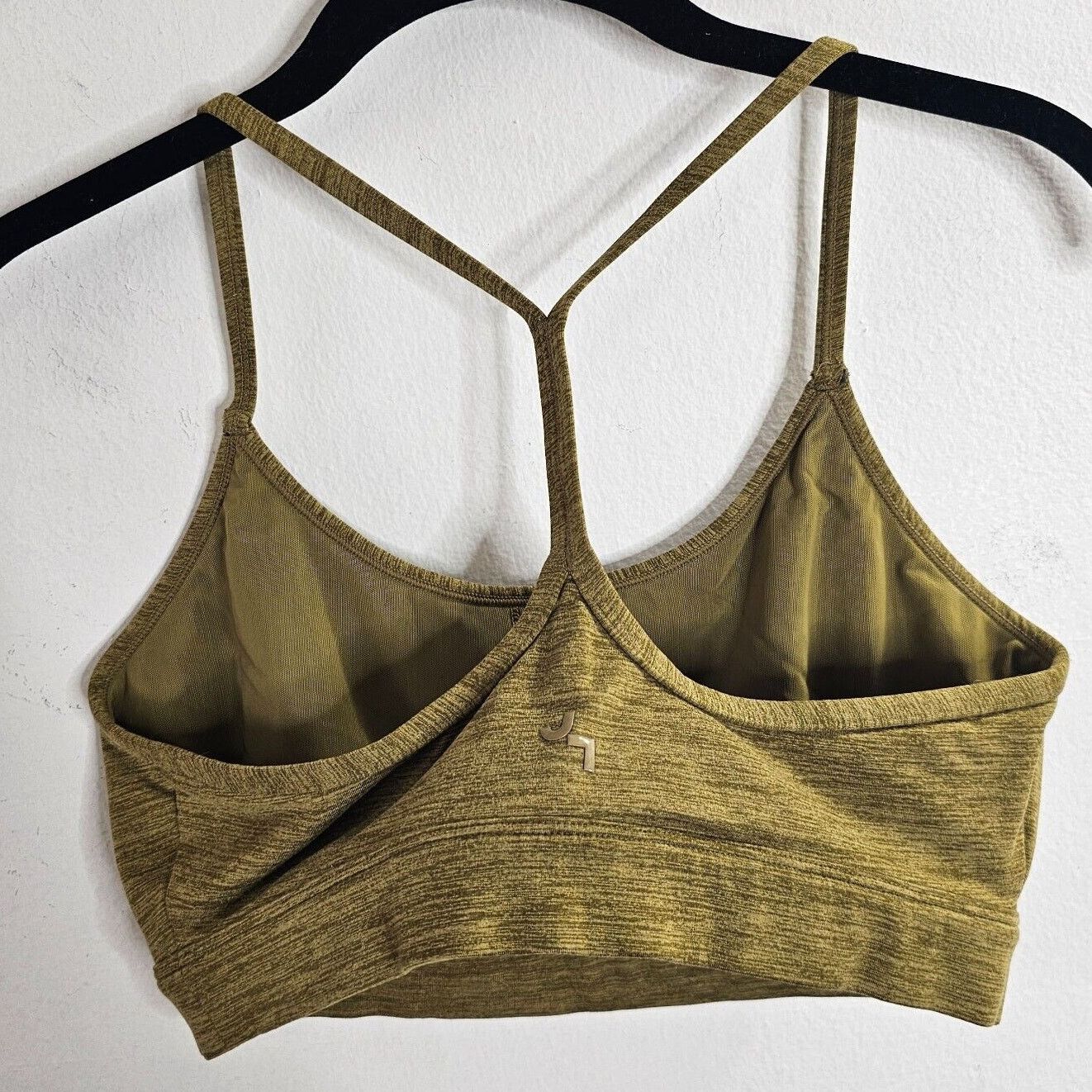 Other Joy Lab Olive Green Racer Back Spaghetti Strap Sports Bra M Size M / US 6-8 / IT 42-44 - 2 Thumbnail