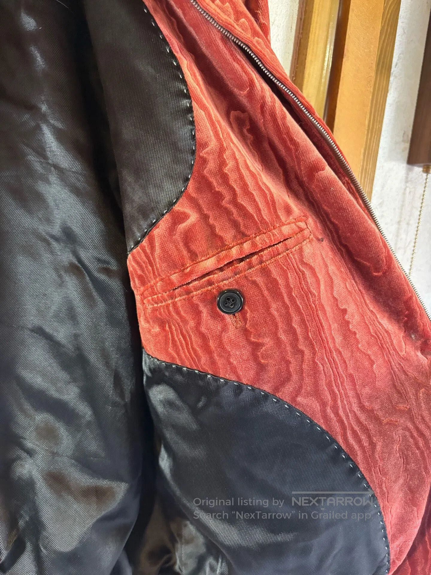 Dries Van Noten Dries Van Noten Water Ripple Velvet Boxy Jacket. Size US M / EU 48-50 / 2 - 7 Thumbnail