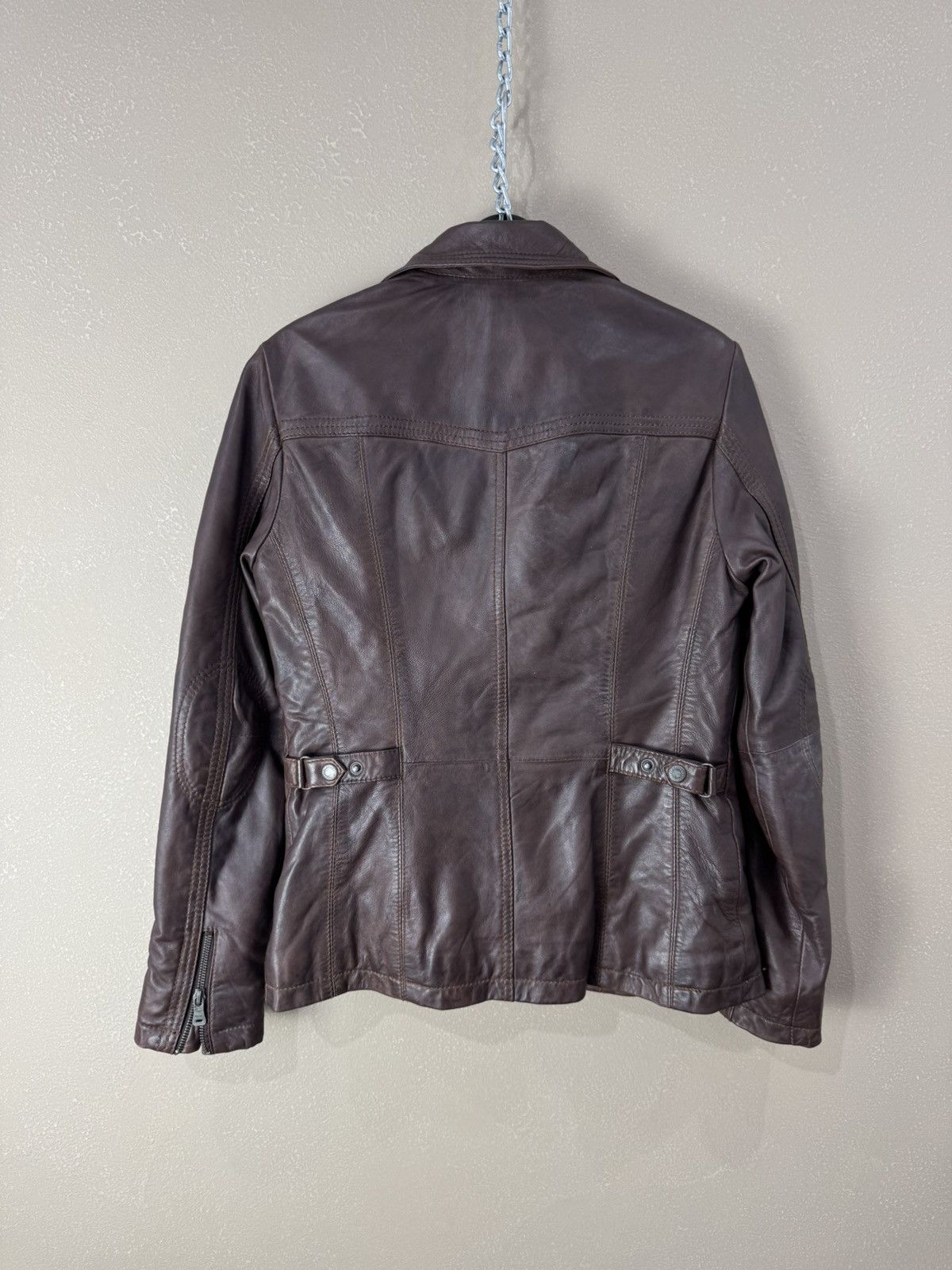 Genuine Leather Vtg Chevirex pilot leather bomber jacket brown Size S / US 4 / IT 40 - 2 Thumbnail