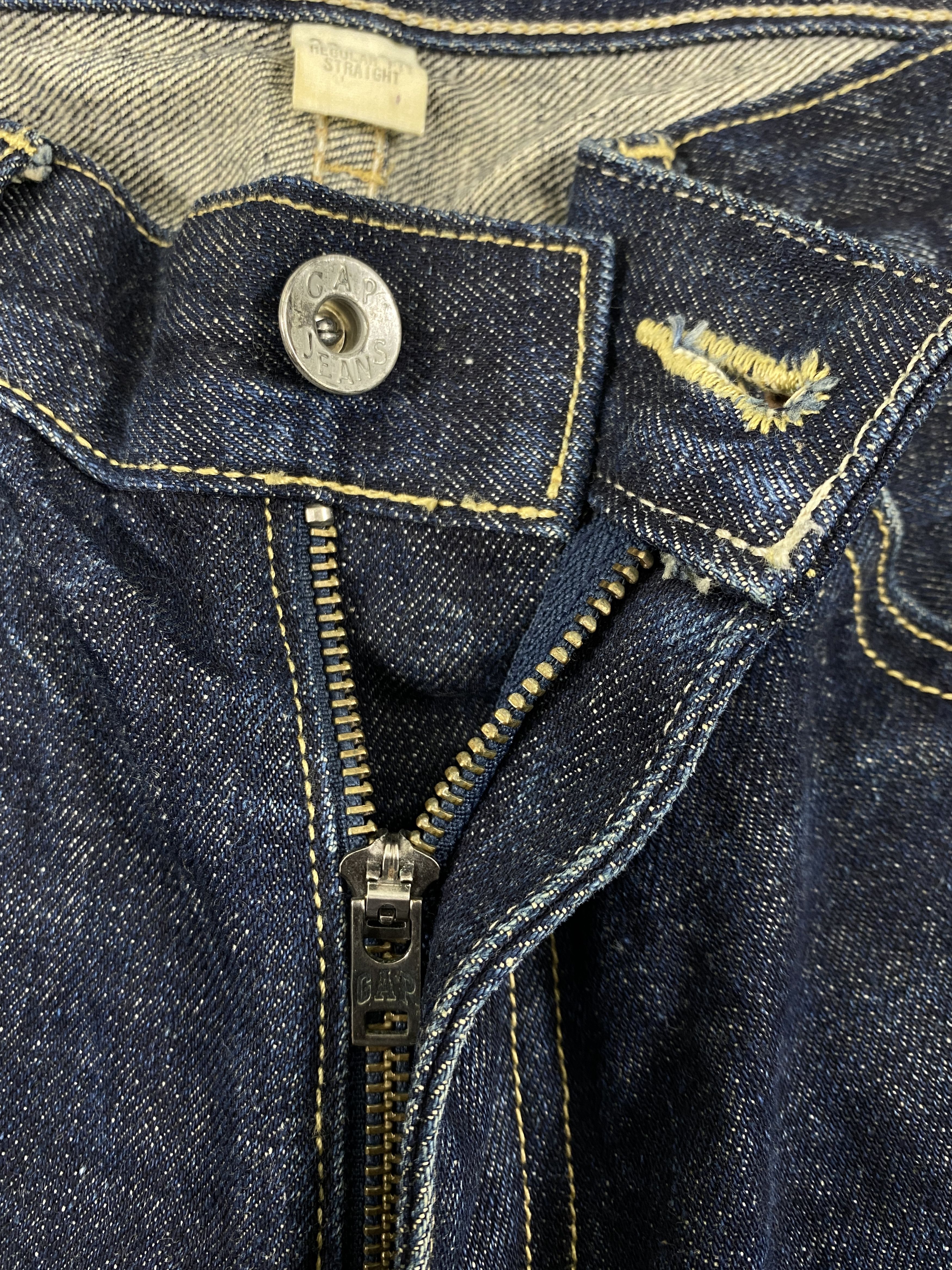 Japanese Brand Dark Blue Gap 1969 Jeans 32x29.5 Denim- JN3912 Size US 32 / EU 48 - 6 Thumbnail