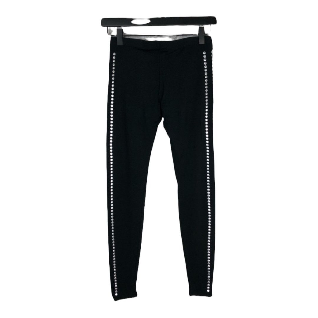TART Collections Tart Black Silver Rivet Studded Side Leggings Size Small S Size 27" / US 4 / IT 40 - 3 Thumbnail
