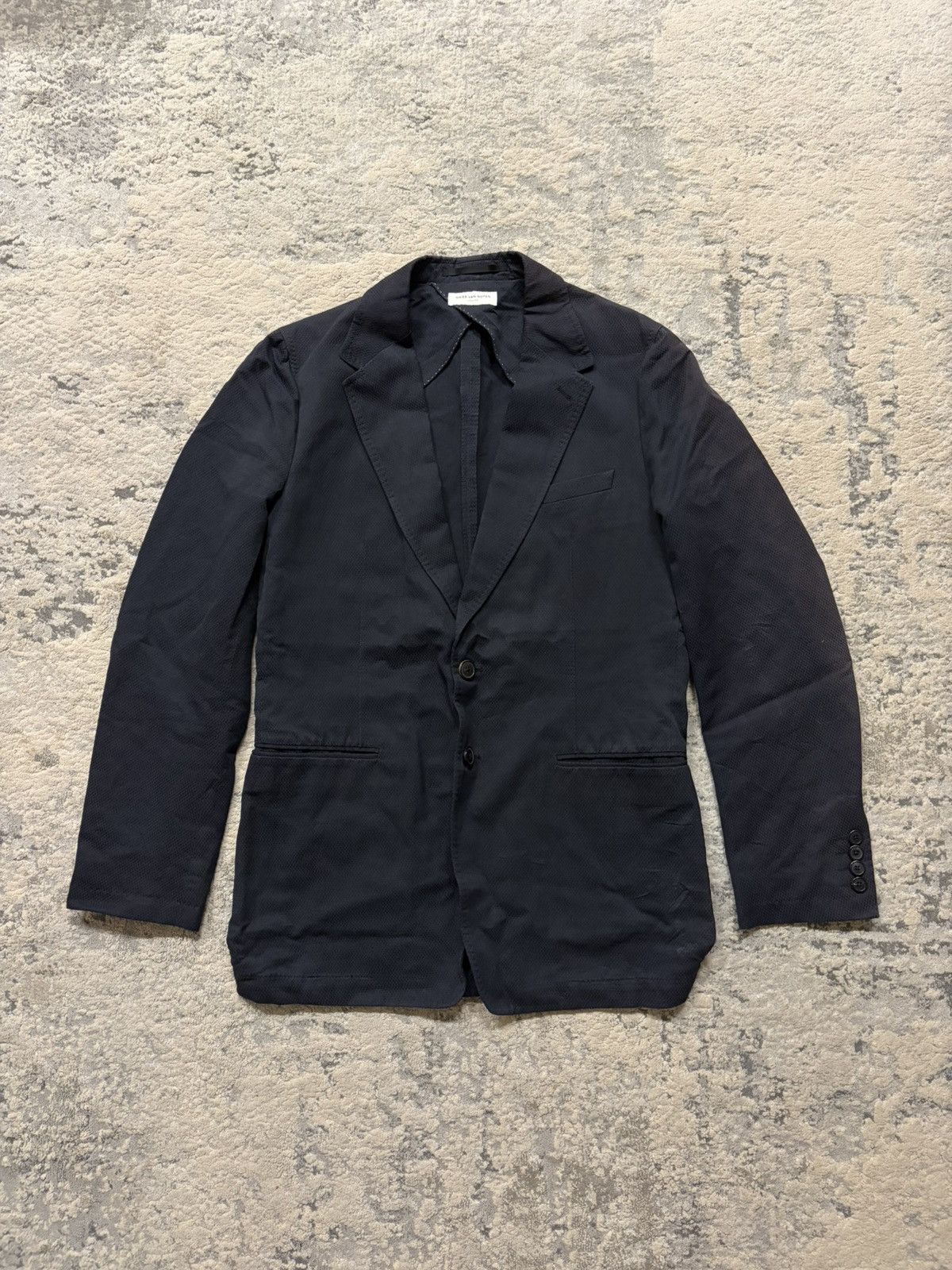 Dries Van Noten Dries Van Noten Cotton Linen Perforated Jacket Size US M / EU 48-50 / 2 - 1 Thumbnail