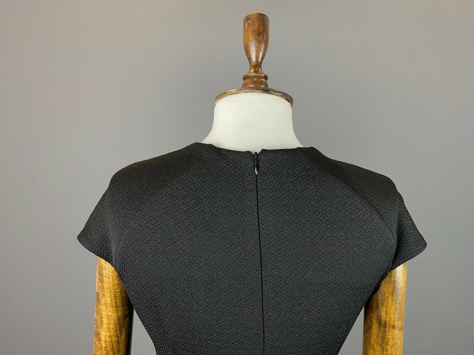 Designer Ladies Rinascimento Black Sleeveless A-Line Dress Size M Size M / US 6-8 / IT 42-44 - 7 Thumbnail