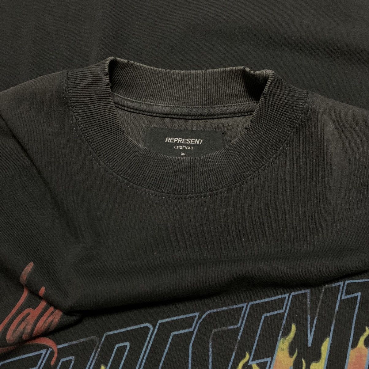 Represent Clo. Represent XS Feel The Heat Vintage Black Tee Size US XS / EU 42 / 0 - 4 Thumbnail