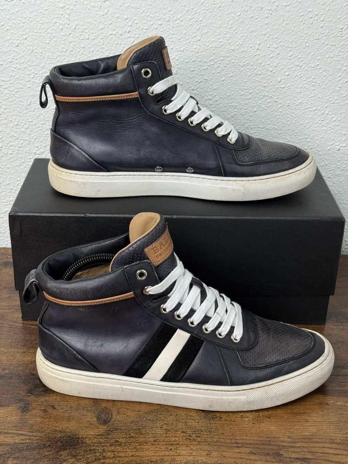 Bally Bally High Top Sneakers Size US 7 / EU 40 - 8 Thumbnail