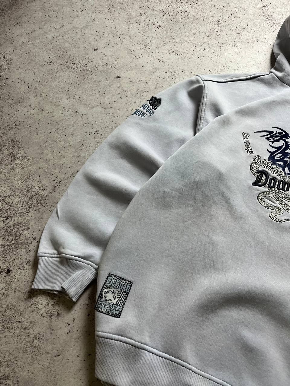 Vintage Vintage Download Hoodie Here There JNCO Style Size US M / EU 48-50 / 2 - 4 Thumbnail