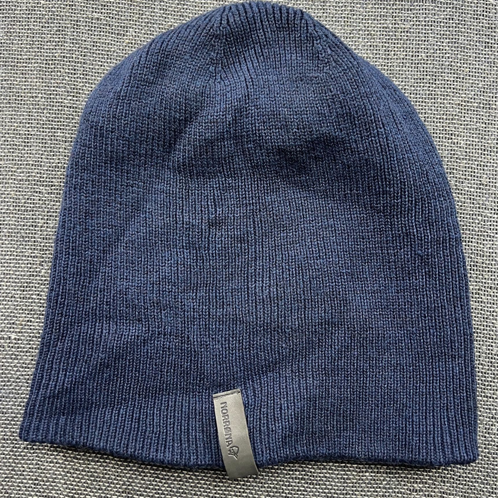 Vintage VINTAGE Norrona Beanie Hat One Size Wool Blue Indigo Night Winter Unisex Adults 100% Wool Knitting Thermal Size ONE SIZE - 2 Thumbnail