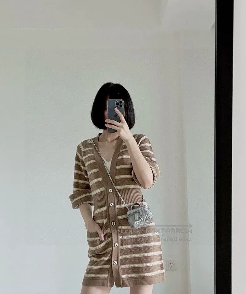 Chanel Chanel Milk tea-coloured coat Size XS / US 0-2 / IT 36-38 - 7 Thumbnail