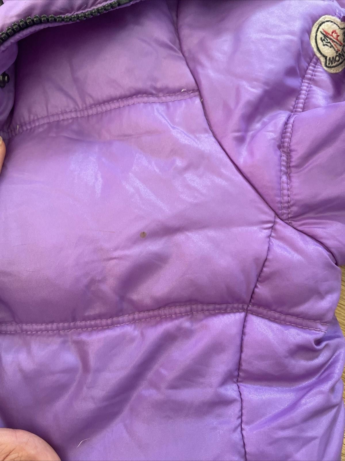 Moncler Vintage Moncler Woman’s Purple Puffer Jacket Size 2 Size M / US 6-8 / IT 42-44 - 10 Thumbnail