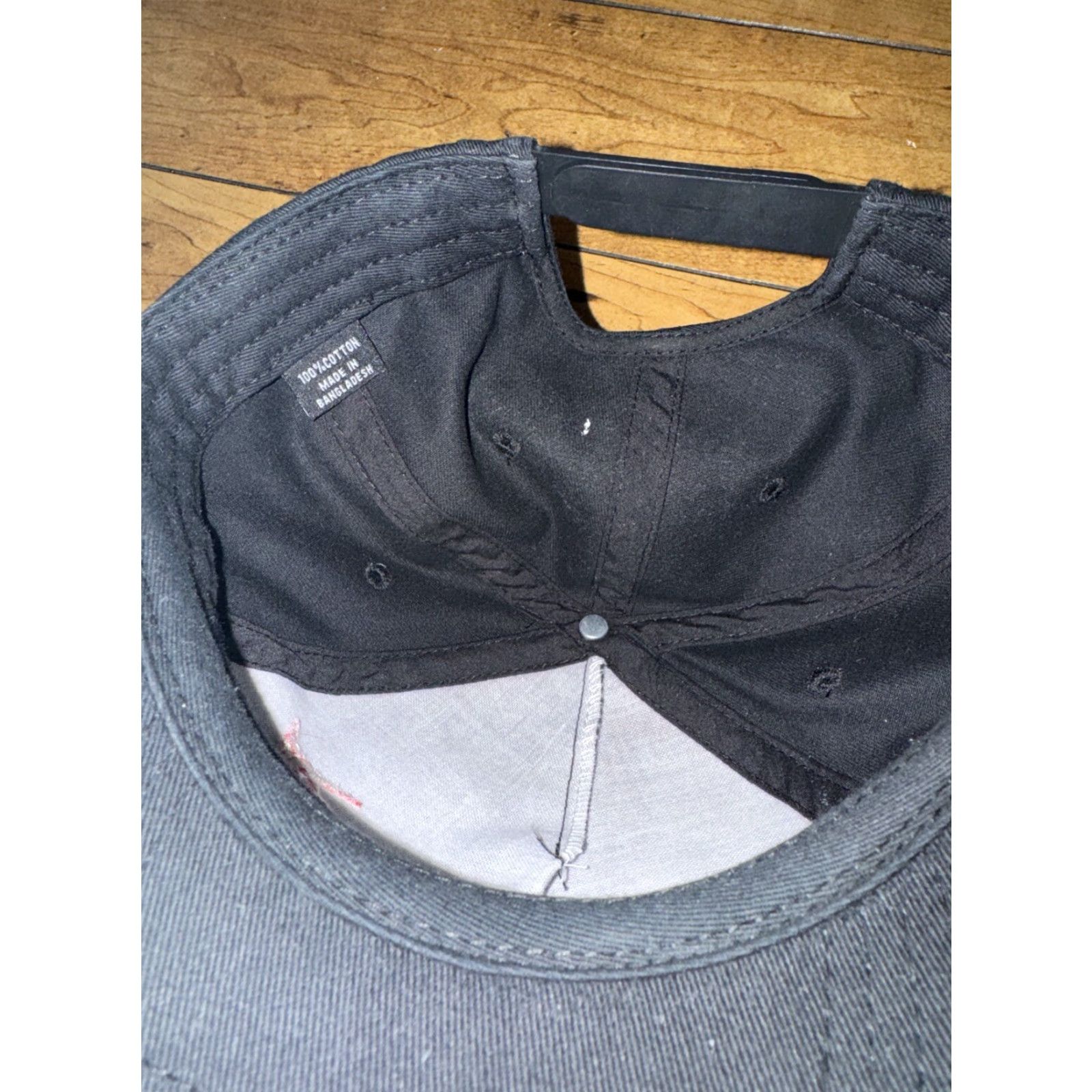 Vintage Burn Down Eden Hat Black SnapBack Adjustable Men One Size Metal Cap Size ONE SIZE - 5 Thumbnail
