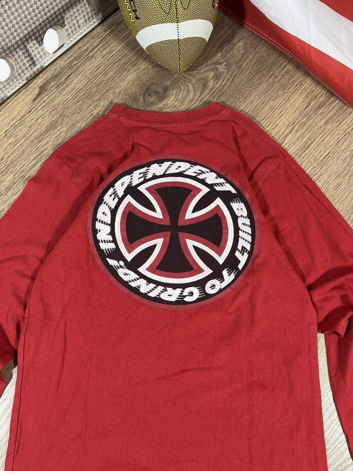 Independent Truck Co. Vintage 90s Independent Skateboard Long Sleeve Size US M / EU 48-50 / 2 - 7 Thumbnail