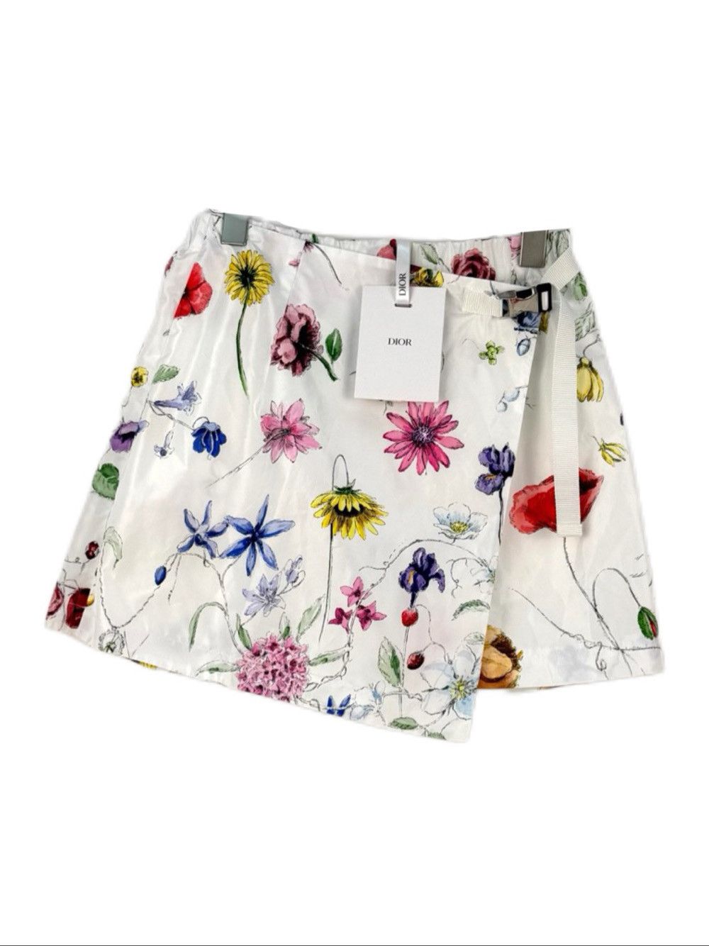 Dior Dior Floral Mini Skirt Size 36 Size 26" / US 2 / IT 38 - 1 Thumbnail