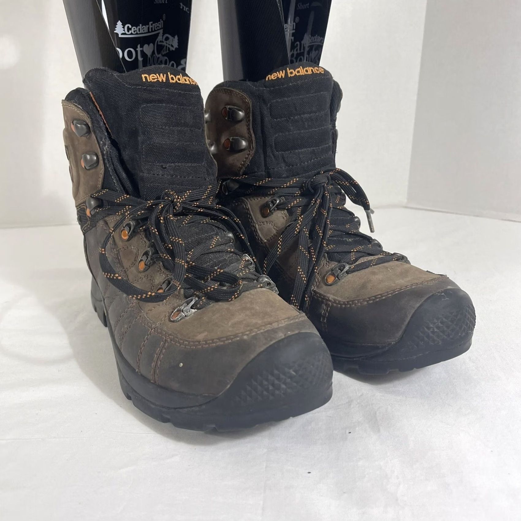 New Balance New Balance Mens Boots Hiking Rainier Gore-Tex Vibram MO1500GT Brown 10.5 D Leather Rubber Ankle Trek Casual Outdoor Shoes Mens Boots Size US 11 / EU 44 - 2 Thumbnail