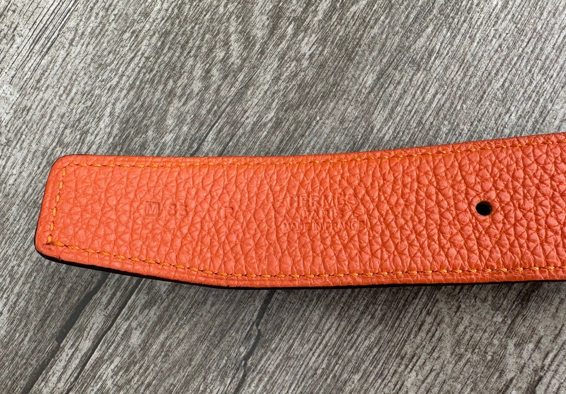 Hermes Hermes H Buckle Gold Belt 85cm Good Size ONE SIZE - 6 Thumbnail
