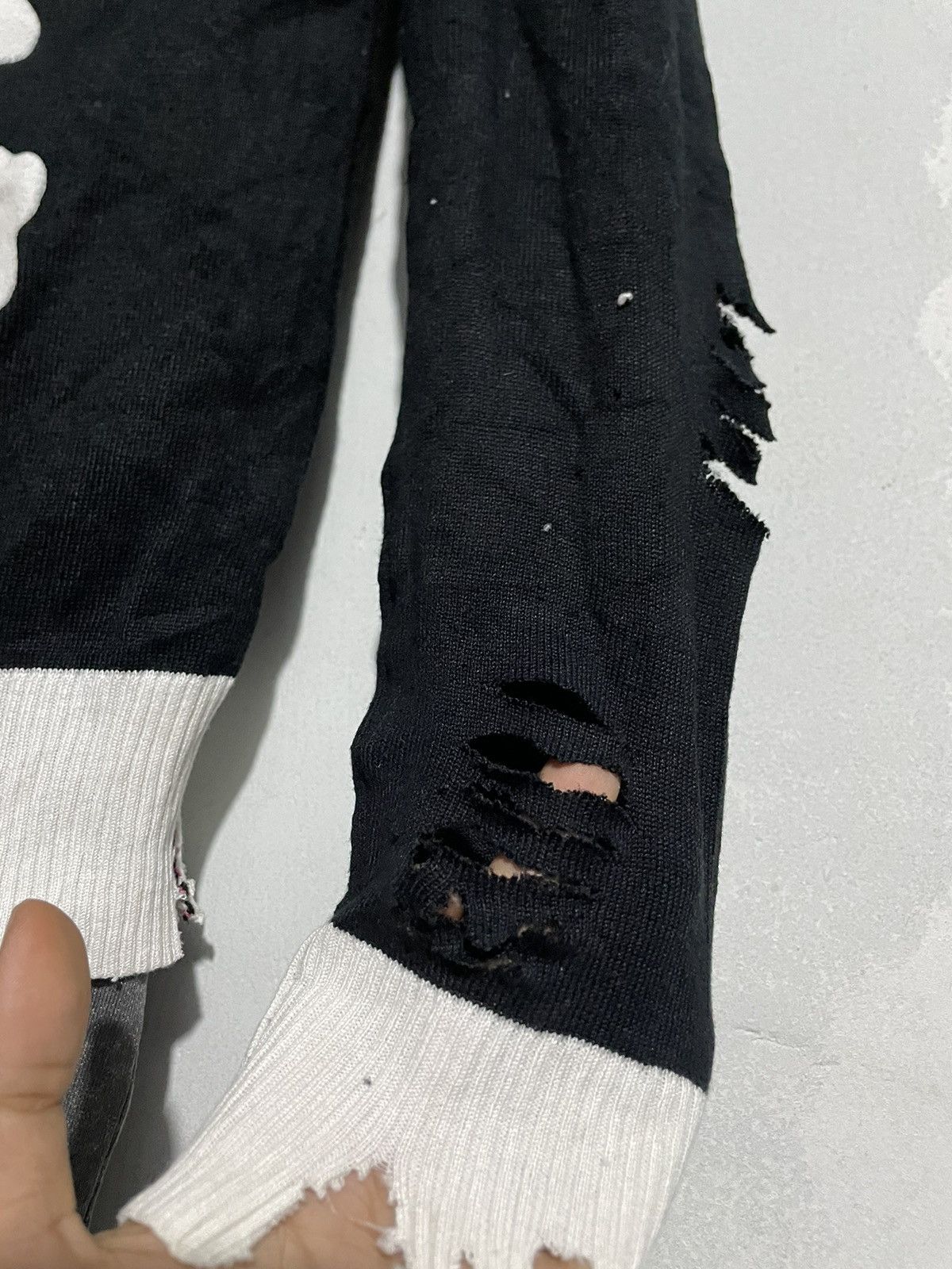 If Six Was Nine Skull Distressed Knit Punk Lgb Ifsixwasnine Style Size US S / EU 44-46 / 1 - 9 Thumbnail