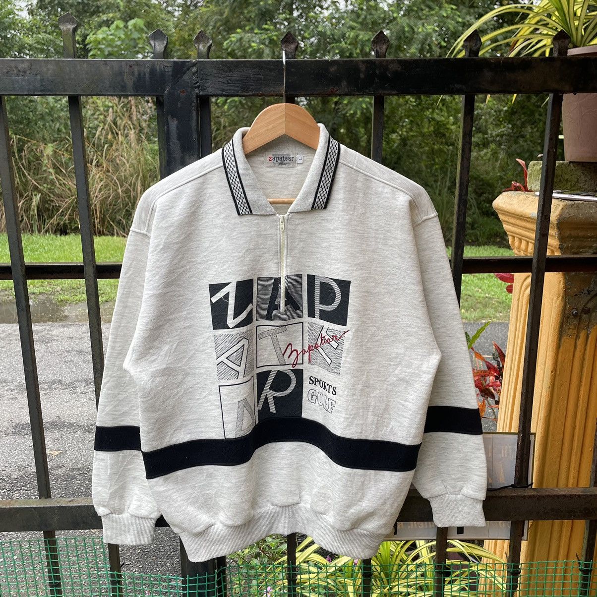 Japanese Brand × Vintage 🔥Vintage Zapatear Golf Sports Big Logo Polos Sweatshirts Size US M / EU 48-50 / 2 - 1 Thumbnail