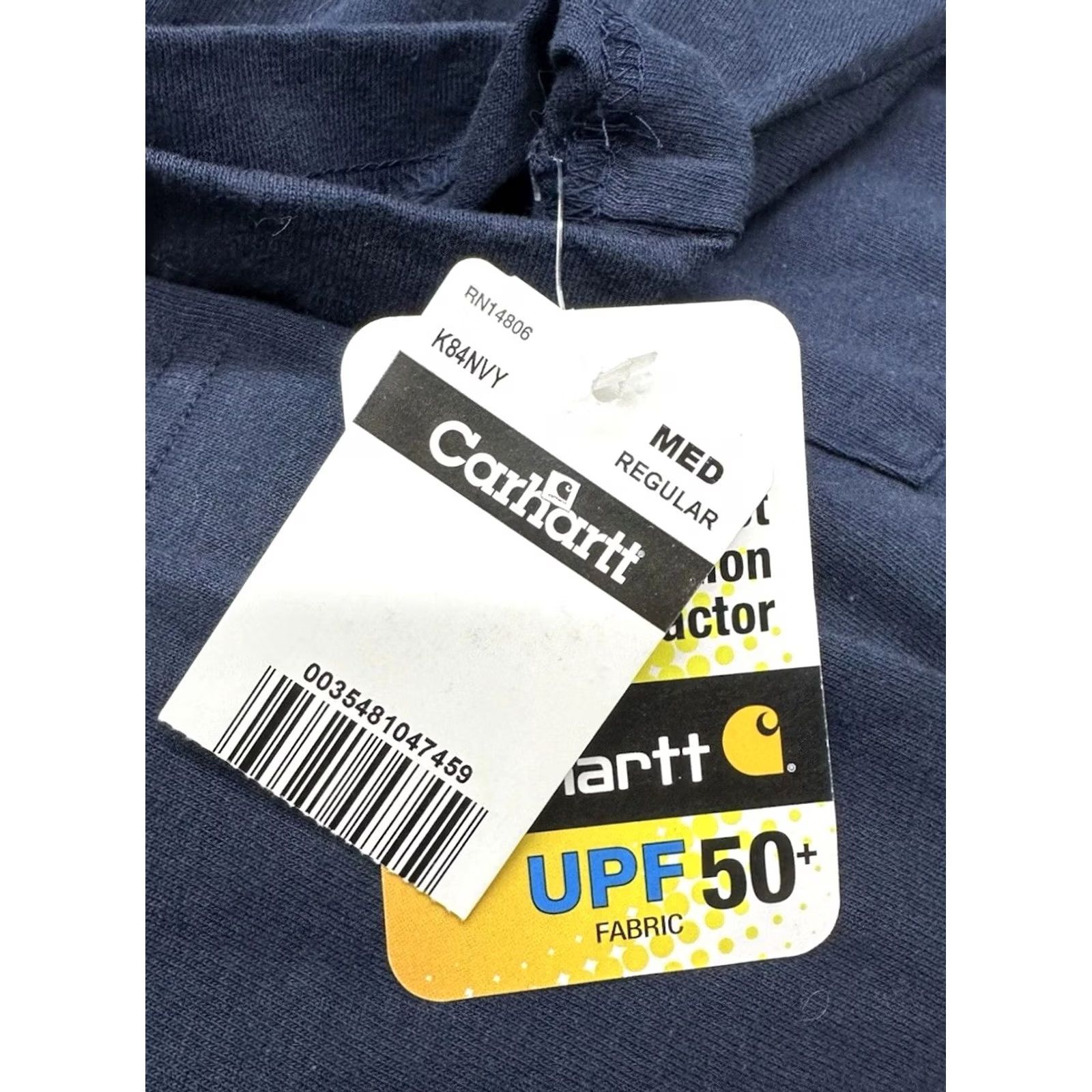 Carhartt Carhartt Shirt Mens M NWT K84 NVY Original Henley Navy Short Sleeve Pocket Men Size US M / EU 48-50 / 2 - 4 Thumbnail
