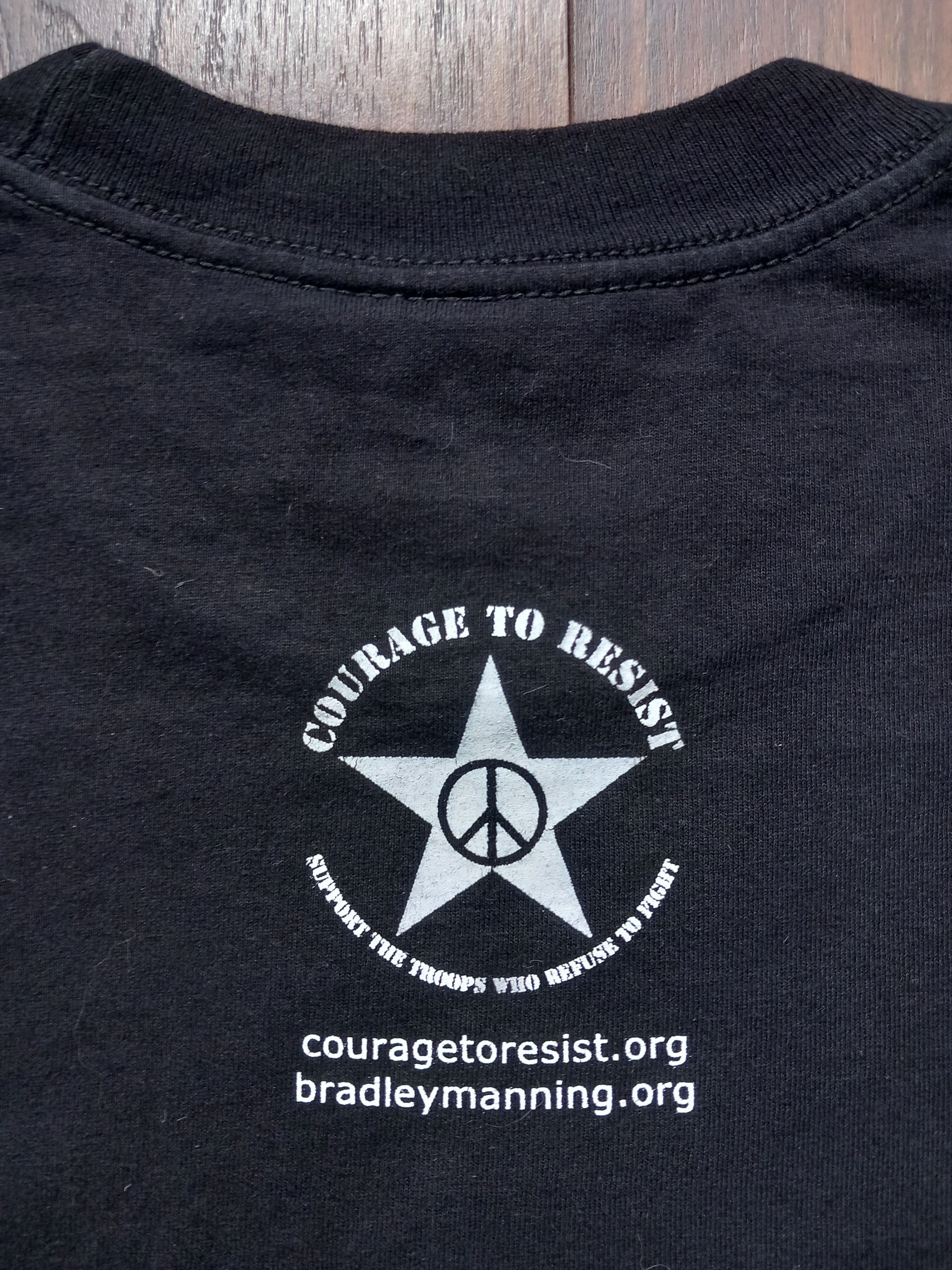 Vintage Bradley Manning USA hero t-shirt size M Size US M / EU 48-50 / 2 - 4 Thumbnail