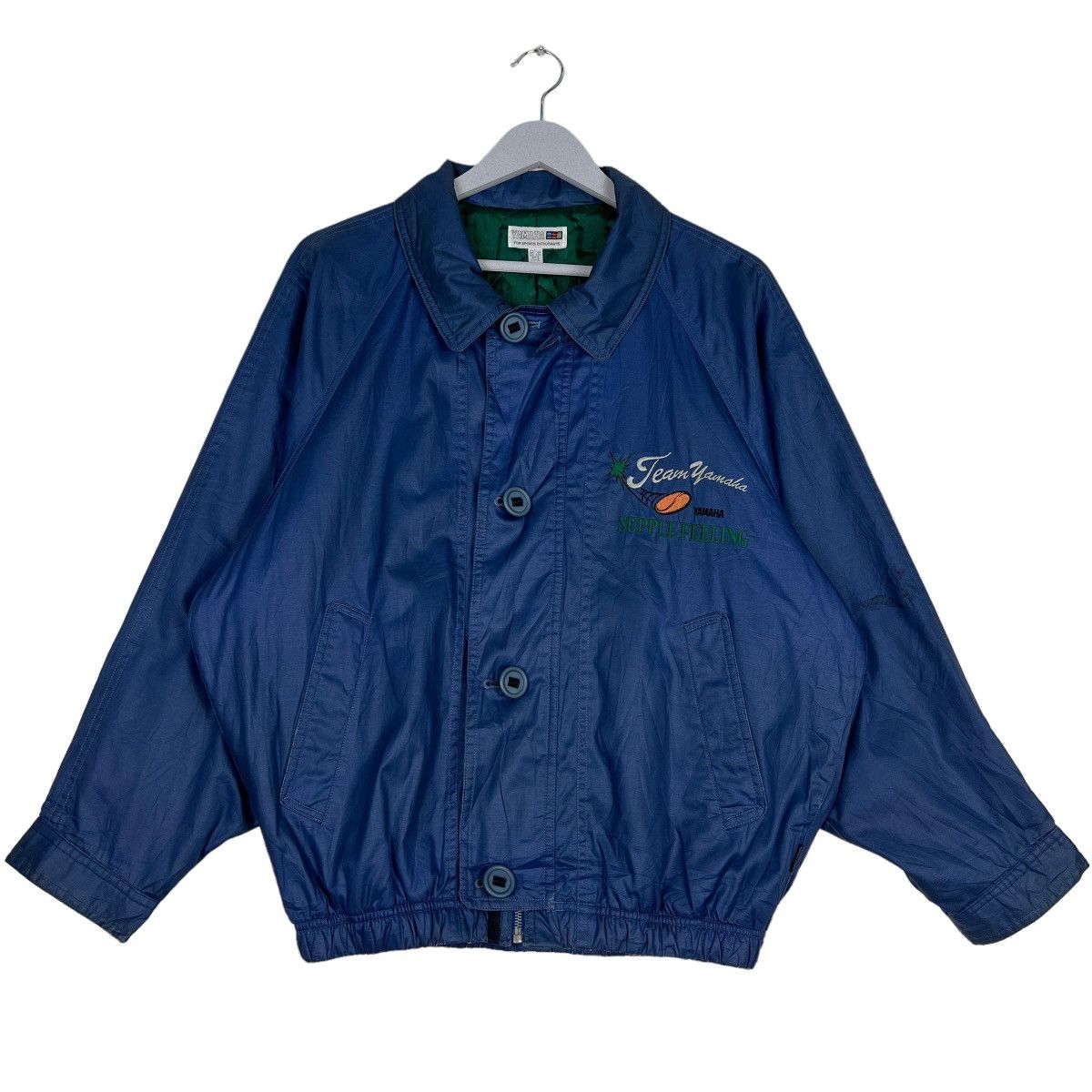 Japanese Brand 🔥 VINTAGE YAMAHA TEAM BOMBER JACKET Size US L / EU 52-54 / 3 - 1 Thumbnail