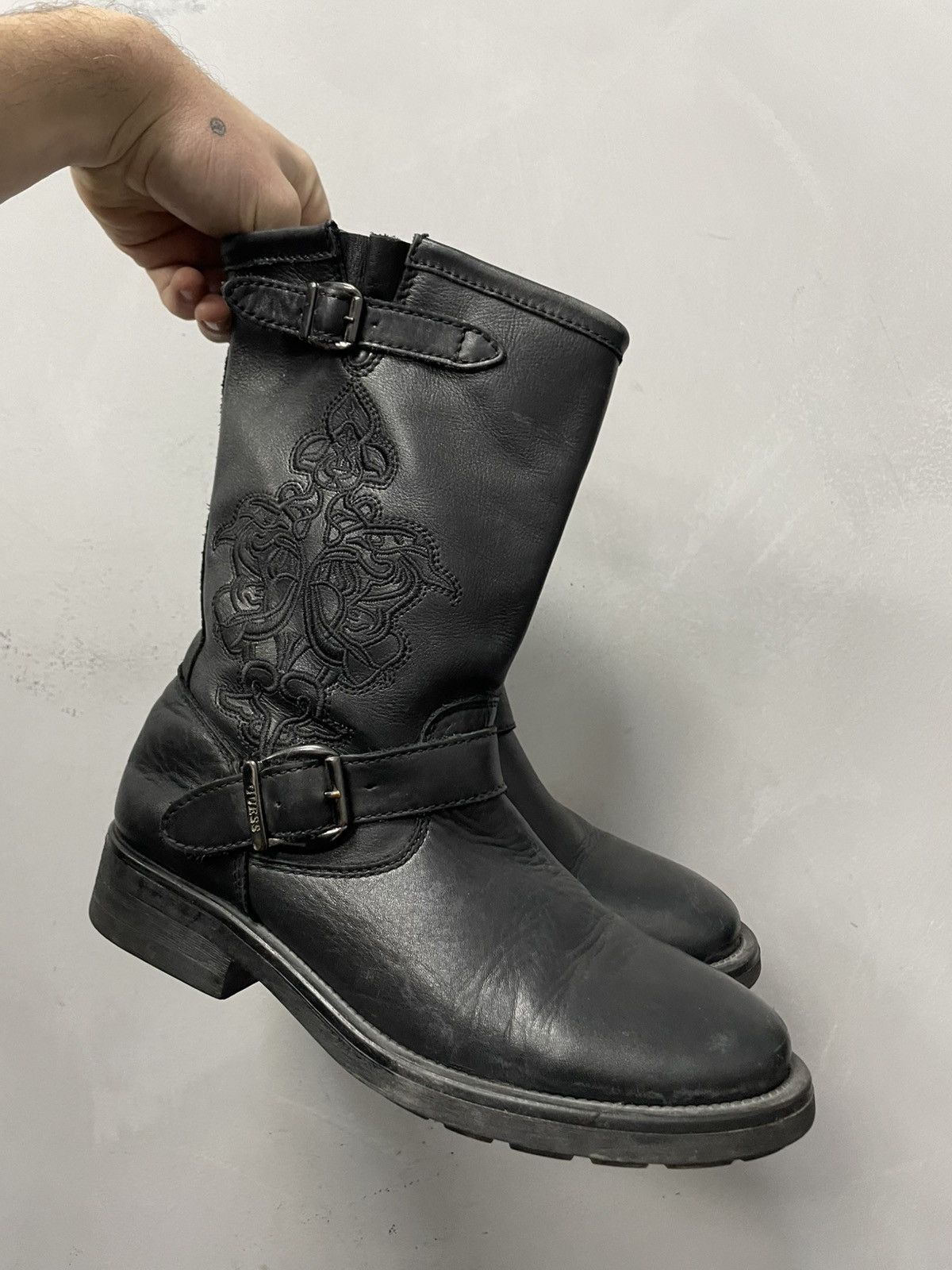Guess Fuess vintage engineered boots hype opium gothic hype Size US 9 / IT 39 - 1 Thumbnail