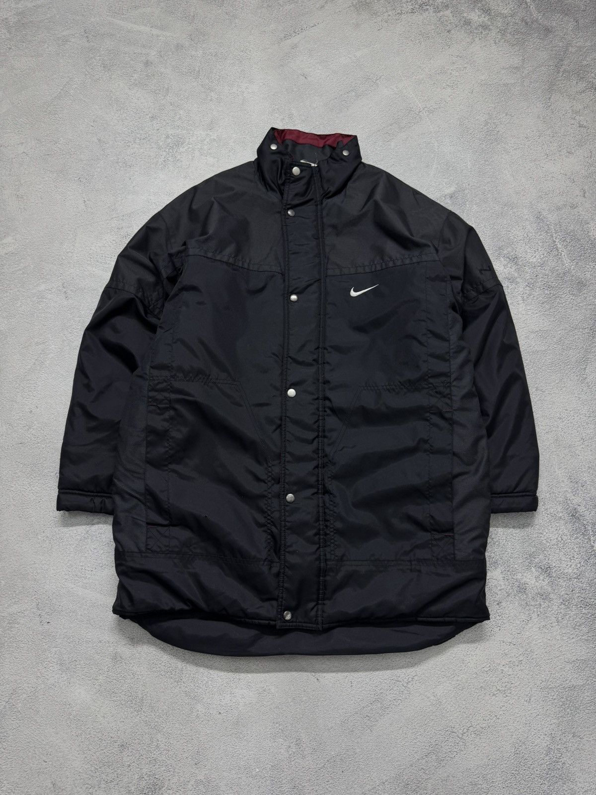 Nike Vintage Y2k Nike Nylon Mini Swoosh Jacket 00’s Size US S / EU 44-46 / 1 - 3 Thumbnail