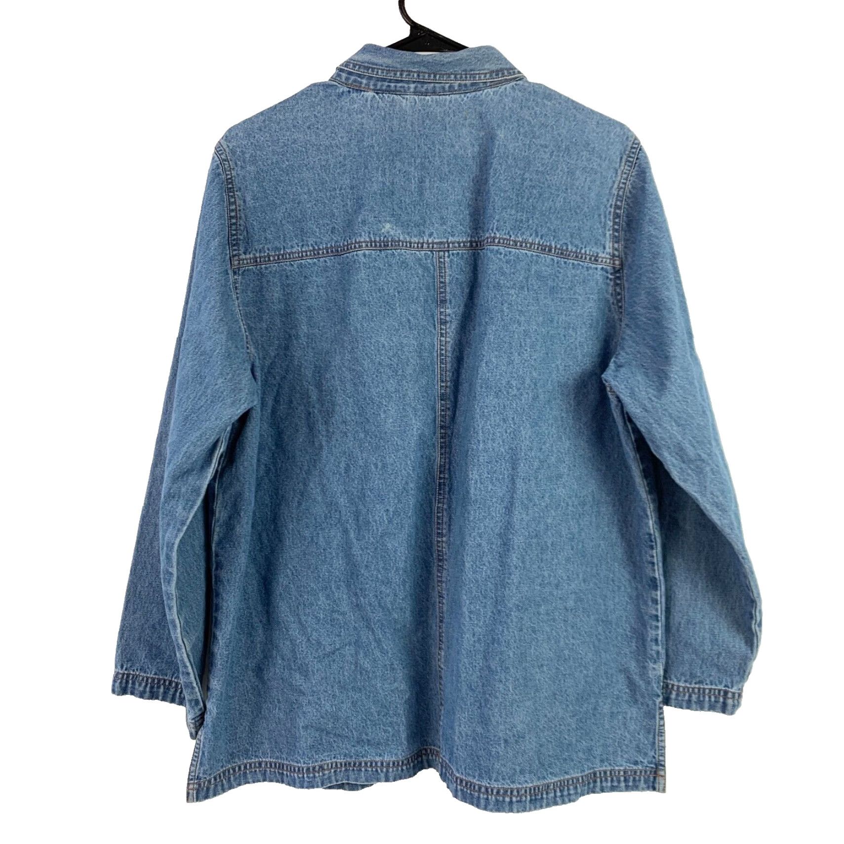 Blair VINTAGE Blair Cat Dogs Animal Lover Denim Jean Shirt Jacket Large Size L / US 10 / IT 46 - 5 Thumbnail
