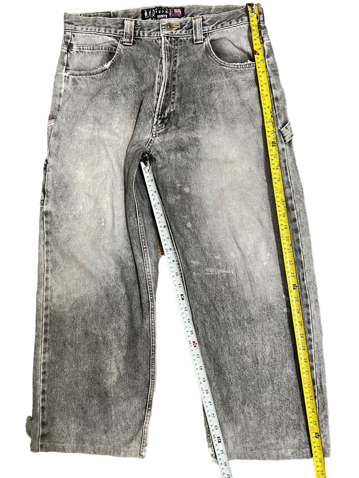 POST ARCHIVE FACTION (PAF) Vintage Whoever Denim Baggy Cargo Style Jeans Size US 34 / EU 50 - 12 Thumbnail