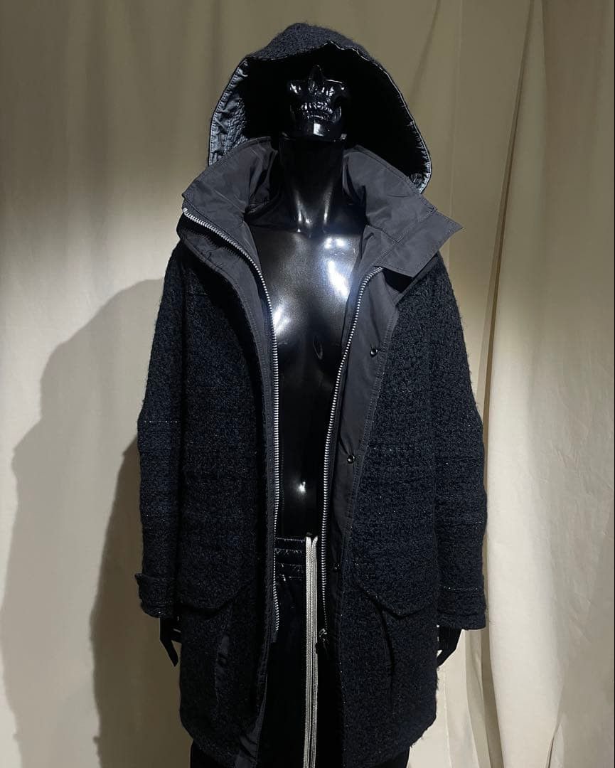 Junya Watanabe F/W2005 JUNYA WATANABE - Fancy Tweed Hooded Short Coat Size US S / EU 44-46 / 1 - 1 Thumbnail