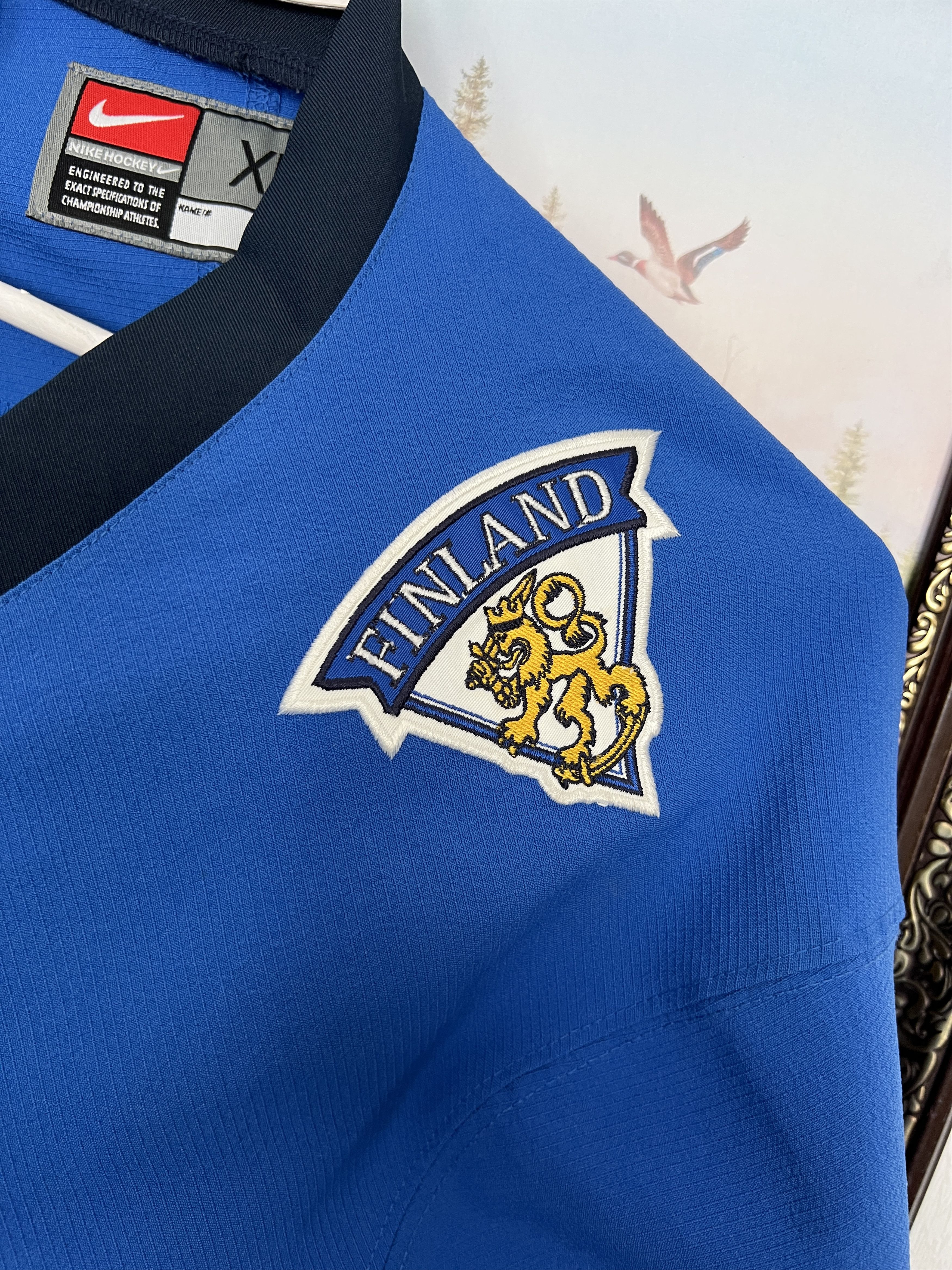 Nike Nike Finland Suomi National Team IIHF Hockey Jersey Olympic Size US XL / EU 56 / 4 - 5 Thumbnail