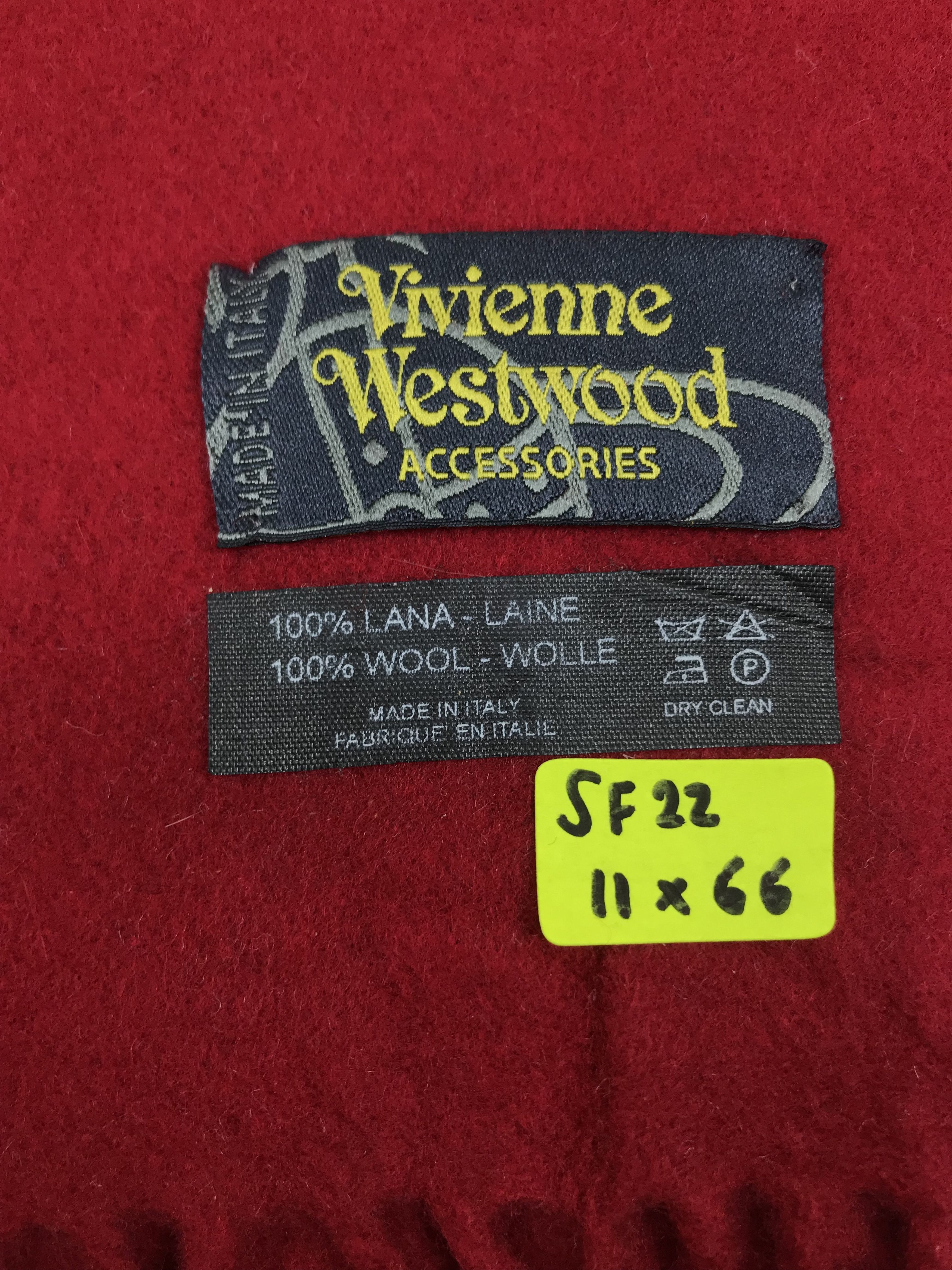 Vivienne Westwood Vivienne Westwood Luxury Scarf / Muffler / Wool Size ONE SIZE - 5 Thumbnail