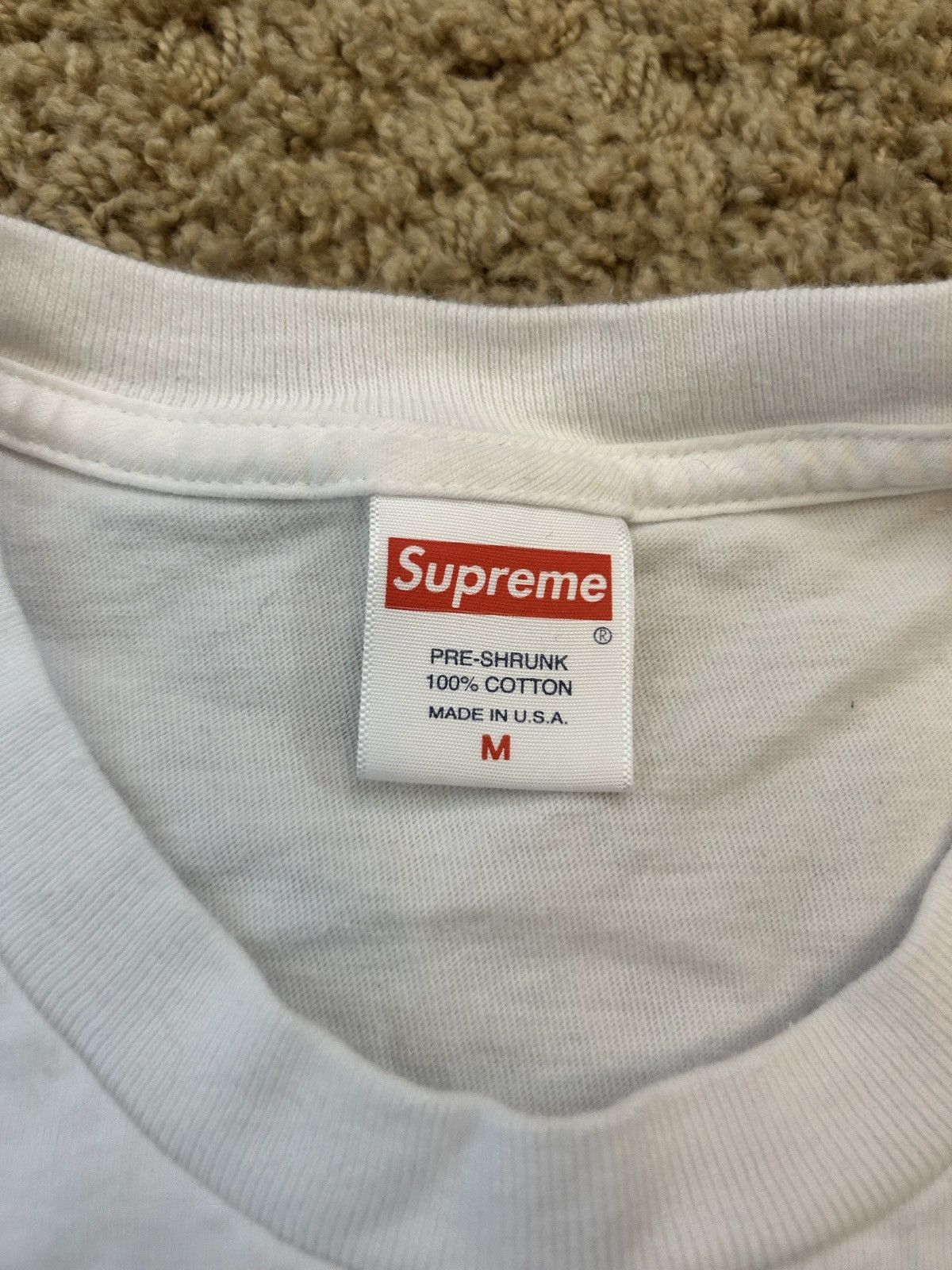 Supreme Supreme Bible Tee, Size Medium Size US M / EU 48-50 / 2 - 3 Thumbnail