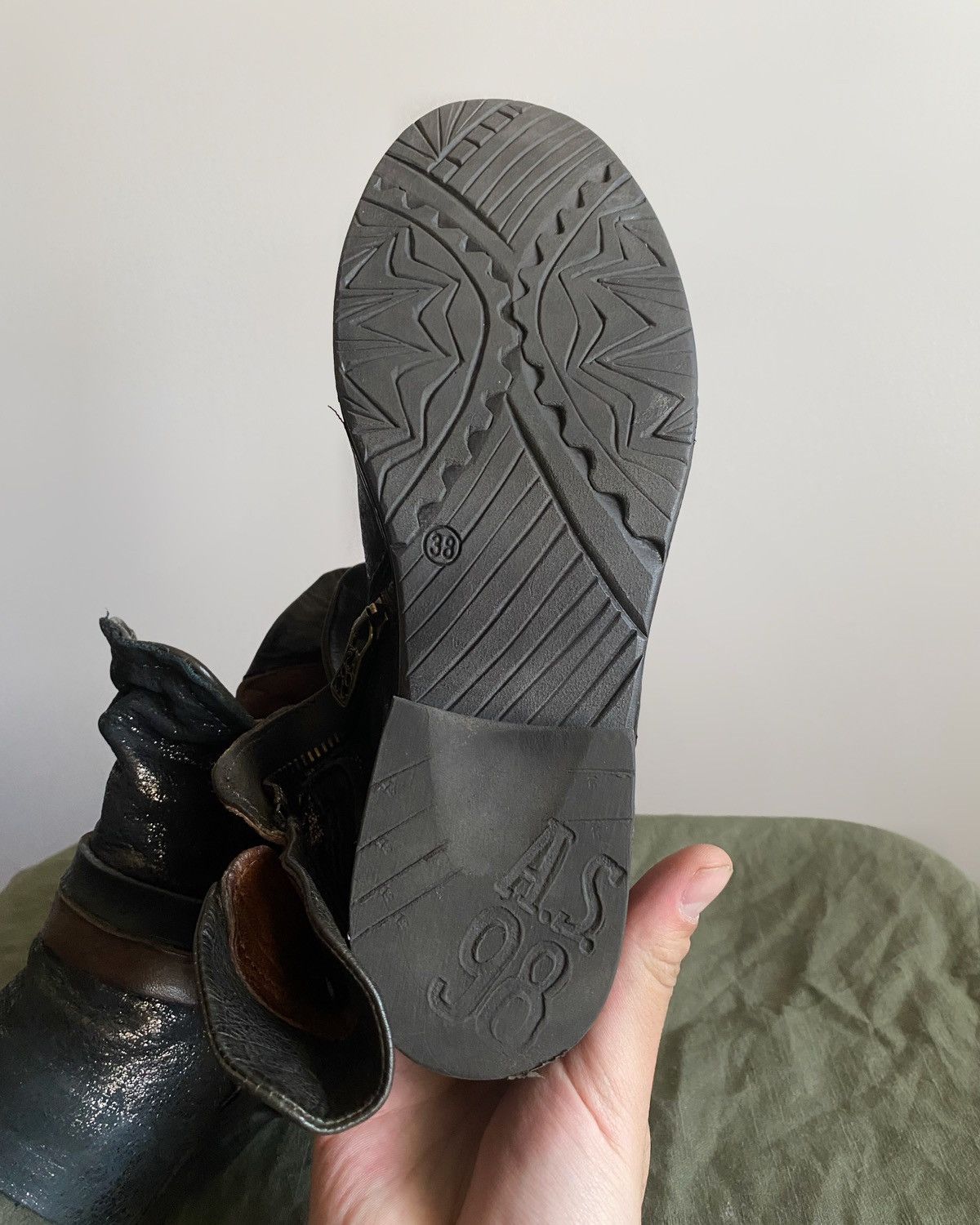 A.S.98 A.S.98 Tornado zip Avant Garde Cowboy Western western boots Size US 8 / IT 38 - 12 Thumbnail